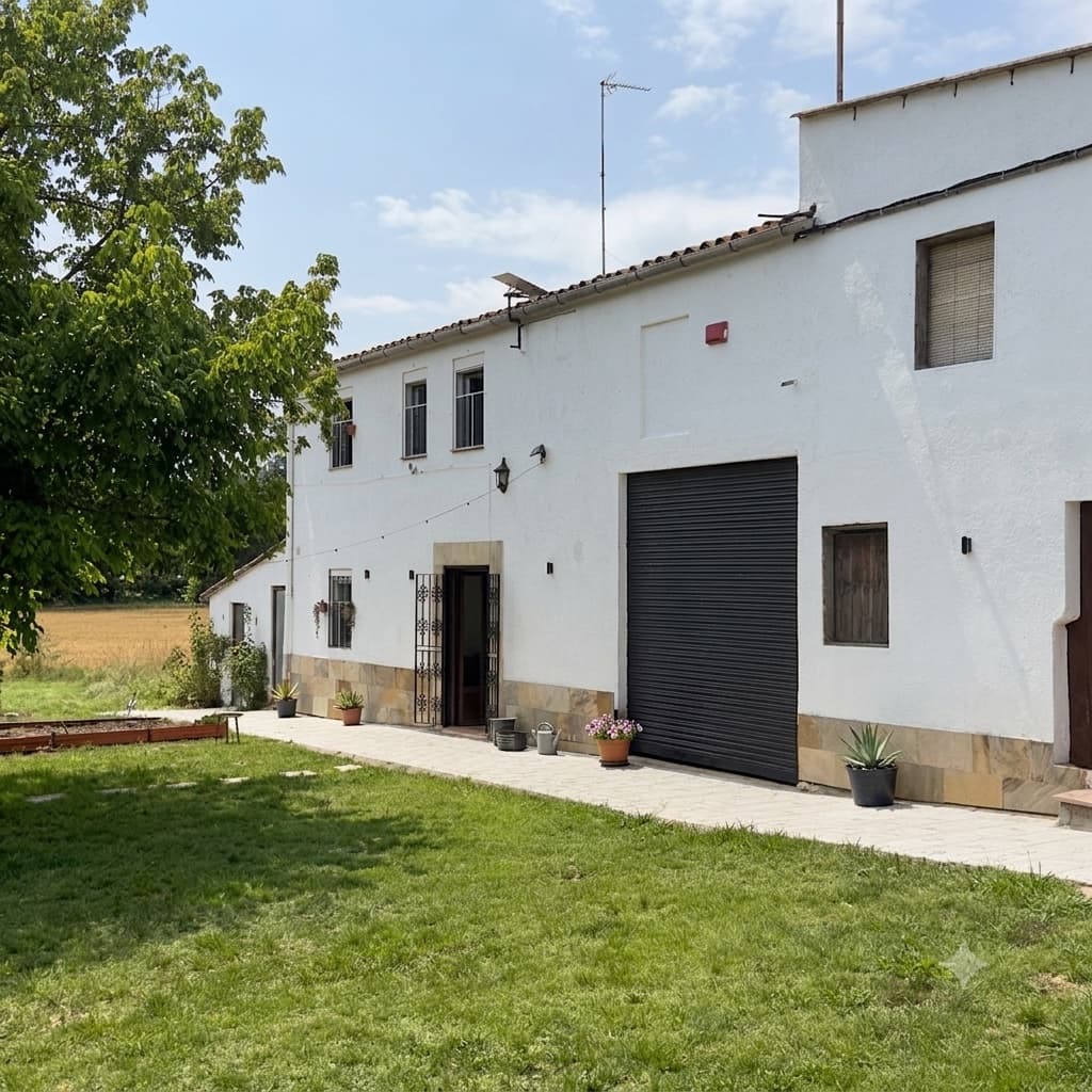 Exterior of the Can Sureda farmhouse on its own land